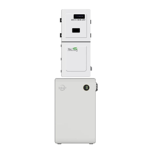 Midnite Power Outdoor Wallmount LiFePO4 Battery | 51.2v 310Ah 16.1 kWh |  + Midnite Power TheOne 15kW PV Input | 11.4kW Output